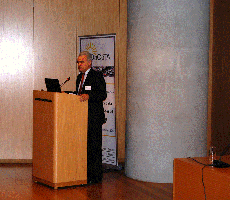 Prof.Golias presenting